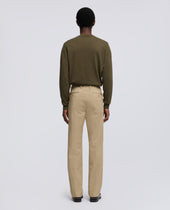 Pantalone In Twill Di Cotone Stretch Coloniale