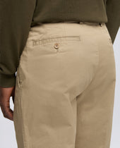 Pantalone In Twill Di Cotone Stretch Coloniale