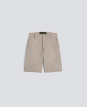 BERMUDA CHINO IN POPELINE DI COTONE E NYLON - COLONIALE