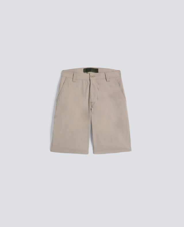 BERMUDA CHINO IN POPELINE DI COTONE E NYLON - COLONIALE