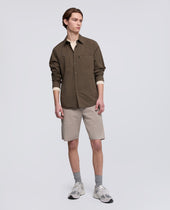 Bermuda Chino In Popeline Di Cotone E Nylon Coloniale