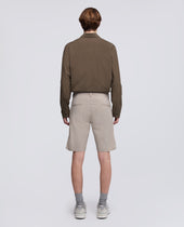Bermuda Chino In Popeline Di Cotone E Nylon Coloniale