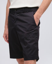 Bermuda In Micro Twill Di Cotone Navy