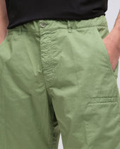 Bermuda In Micro Twill Di Cotone Pistacchio