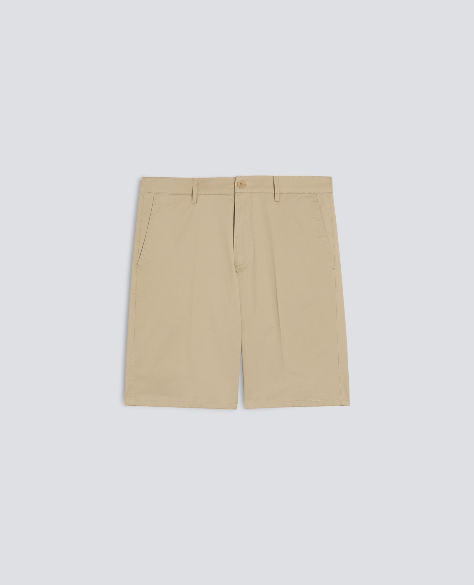 Bermuda In Twill Di Cotone Stretch Coloniale