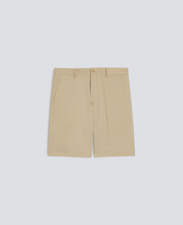 BERMUDA IN TWILL DI COTONE STRETCH - COLONIALE