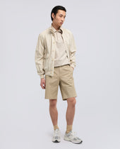 Bermuda In Twill Di Cotone Stretch Coloniale