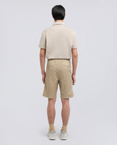 Bermuda In Twill Di Cotone Stretch Coloniale