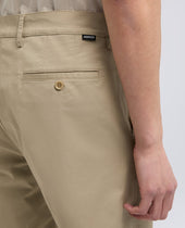 Bermuda In Twill Di Cotone Stretch Coloniale