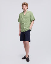 Bermuda In Twill Di Cotone Stretch