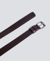 Cintura Da Uomo In Pelle Marrone