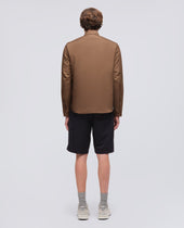 Camicia Imbottita In Nylon Leggero Biscotto