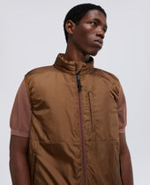 Gilet Jil In Nylon Biscotto