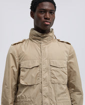 Giubbotto Mini Field In Nylon Con Cappuccio Staccabile Ghiaccio