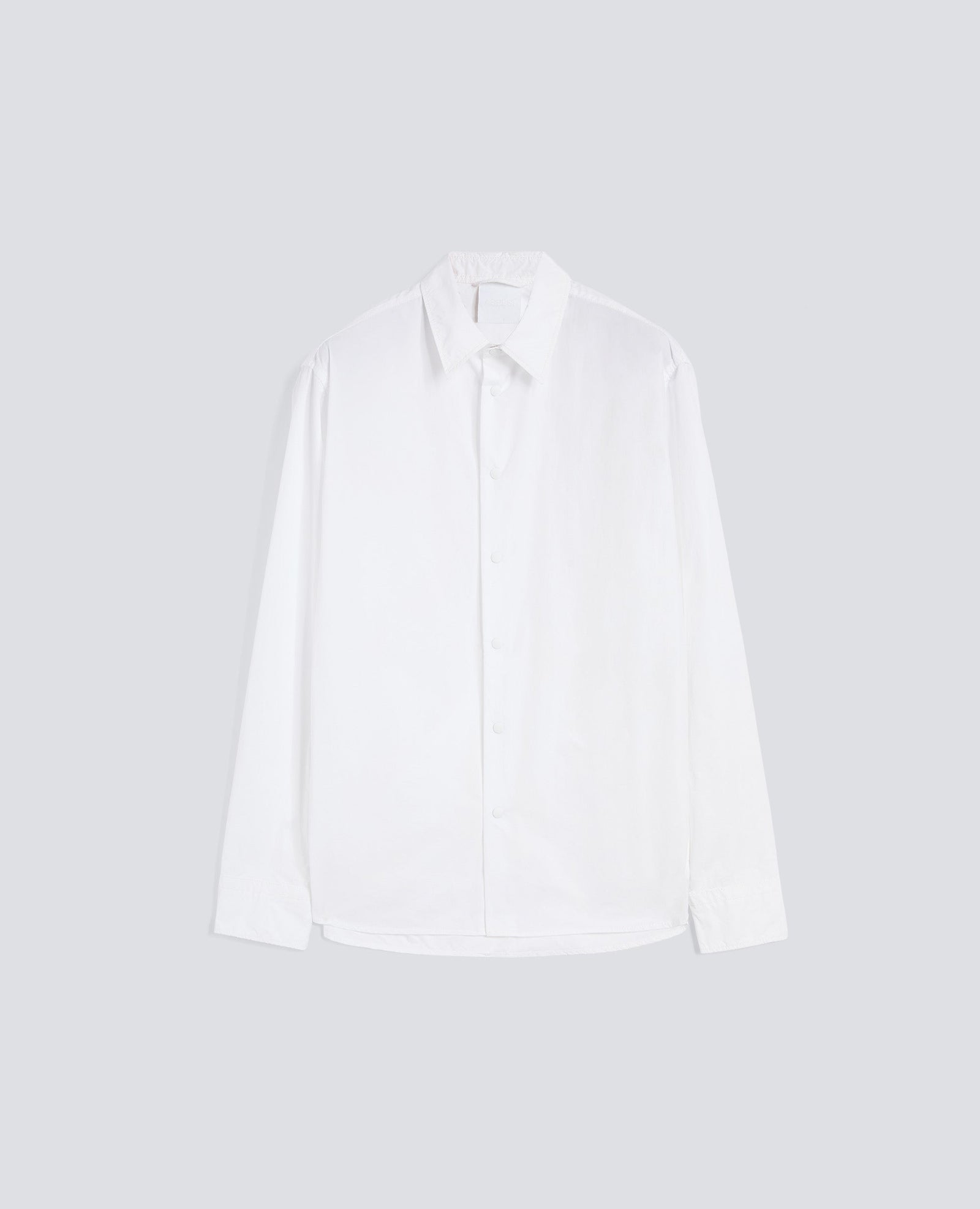 Camicia In Poliestere E Nylon Water Repellent Bianco