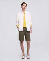 Camicia In Poliestere E Nylon Water Repellent Bianco