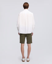 Camicia In Poliestere E Nylon Water Repellent Bianco