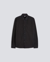 CAMICIA IN POLIESTERE E NYLON WATER REPELLENT - NERO