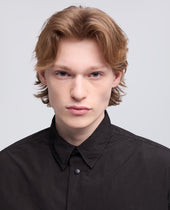 Camicia In Poliestere E Nylon Water Repellent Nero