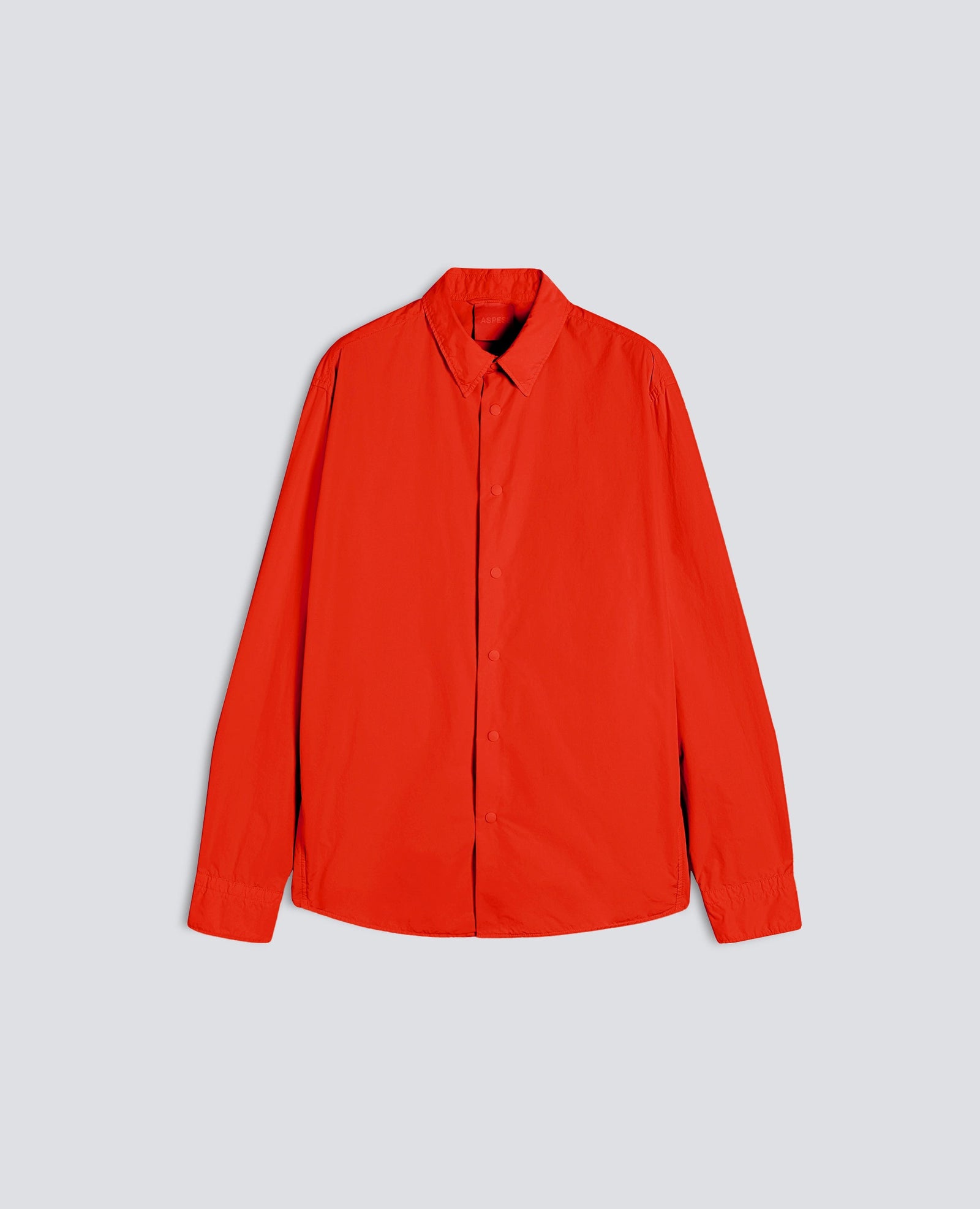 Camicia In Poliestere E Nylon Water Repellent Corallo