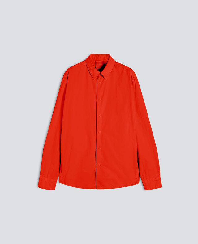 CAMICIA IN POLIESTERE E NYLON WATER REPELLENT - CORALLO