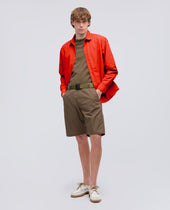 Camicia In Poliestere E Nylon Water Repellent Corallo