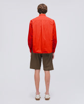 Camicia In Poliestere E Nylon Water Repellent Corallo