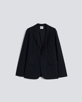 BLAZER IN NYLON STRETCH - NAVY