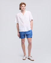 Costume In Poliestere Stampato Water Repellent Stampa Blu