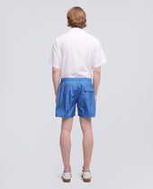 Costume In Poliestere Stampato Water Repellent Stampa Blu