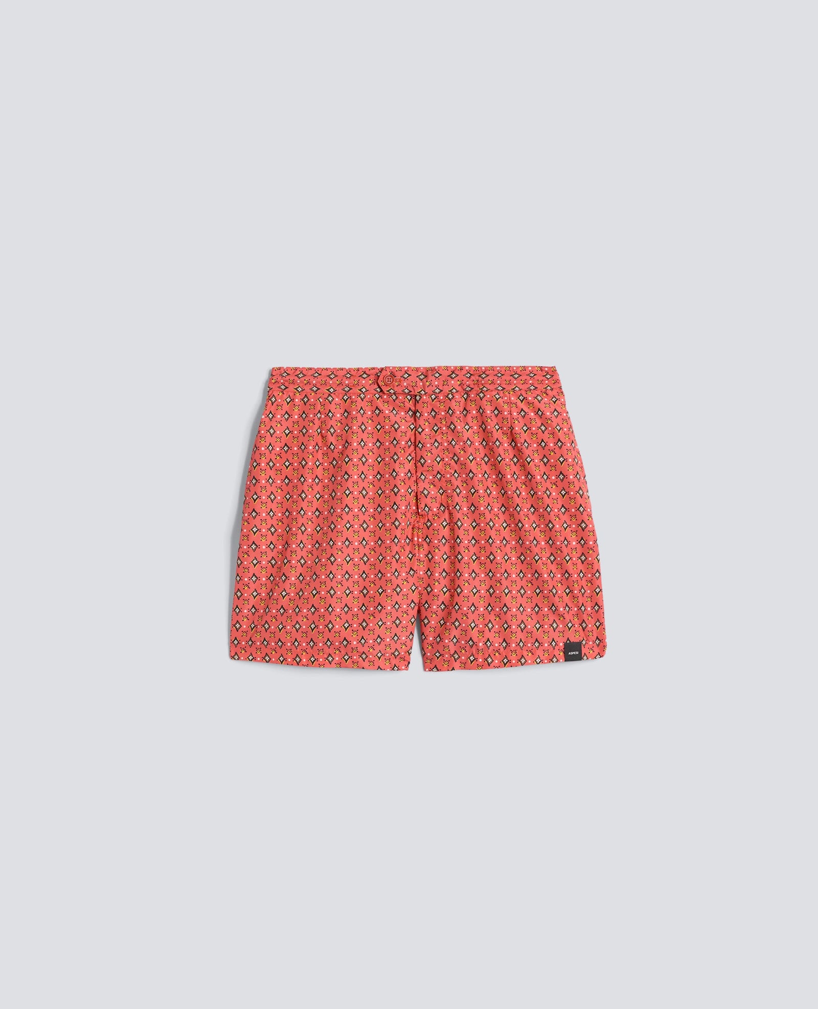 Costume In Poliestere Stampato Water Repellent Stamp Arancio