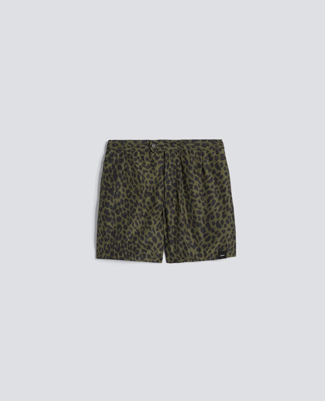 COSTUME IN POLIESTERE STAMPATO WATER REPELLENT - ANIMALIER