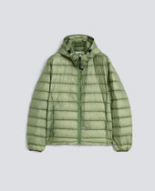 GIUBBOTTO TRAPUNTATO IN NYLON RIPSTOP PIUMA ULTRALIGHT - SALVIA