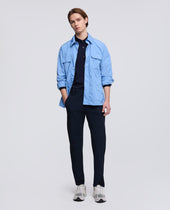 Camicia Sfoderata In Poly Nylon Compatto Fiordaliso