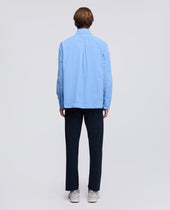 Camicia Sfoderata In Poly Nylon Compatto Fiordaliso
