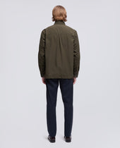 Camicia Sfoderata In Poly Nylon Compatto Militare