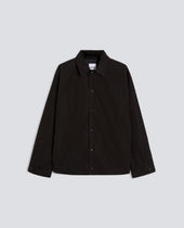 CAMICIA IN TAFFETA FODERATA IN NYLON LEGGERO - NERO