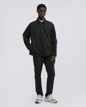 Camicia In Taffeta Foderata In Nylon Leggero Nero