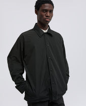 Camicia In Taffeta Foderata In Nylon Leggero Nero