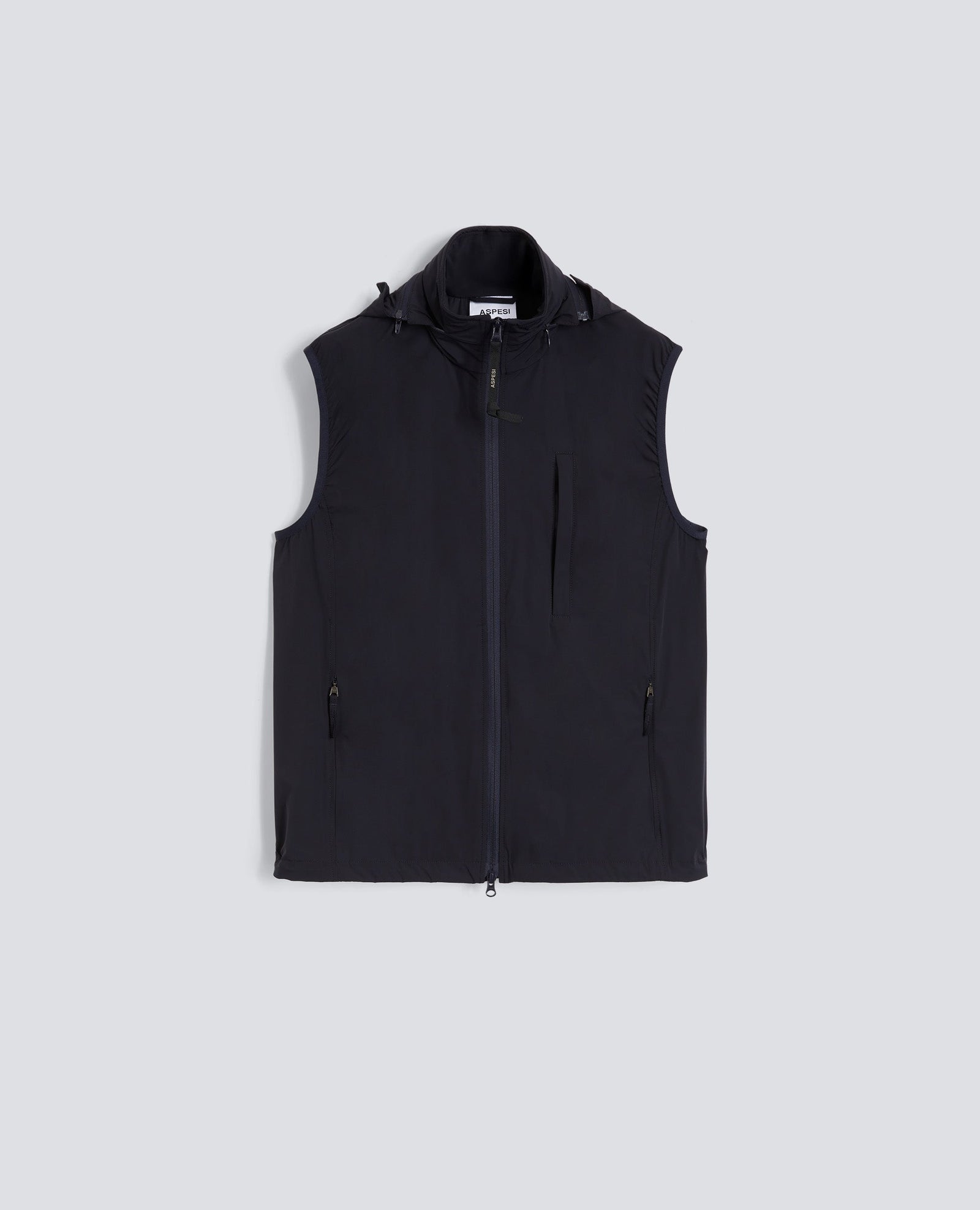 Gilet Sfoderato In Nylon Stretch