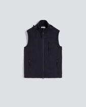 GILET SFODERATO IN NYLON STRETCH - NAVY