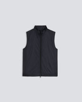 GILET VERNES IN NYLON - NERO