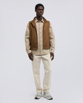 Gilet Vernes In Nylon Biscotto
