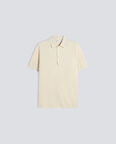 POLO IN COTONE TINTO CAPO - NATURALE
