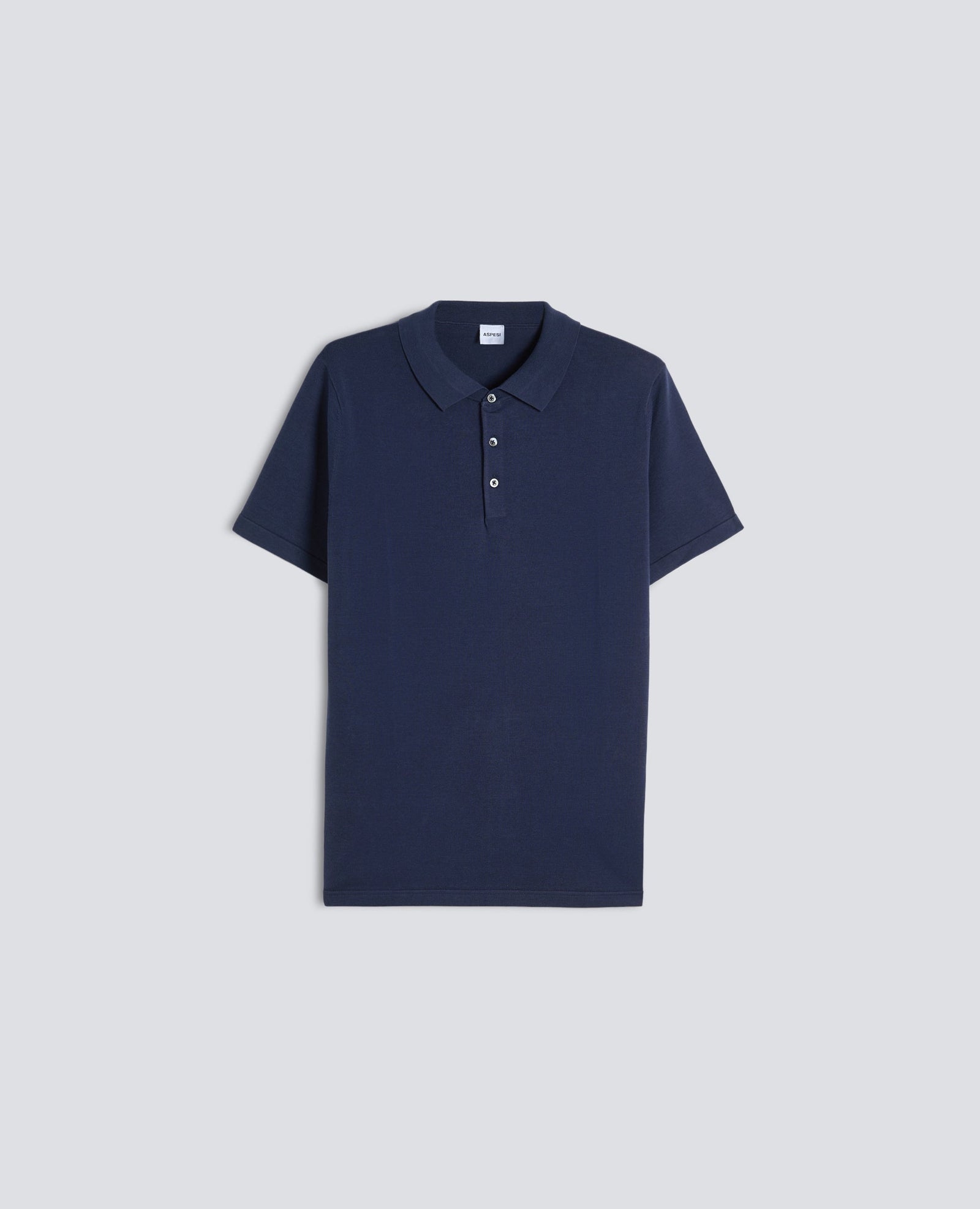 Polo In Maglia Di Cotone Seta E Lino