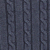 Maglia Girocollo In Cotone Tinto Capo Blu