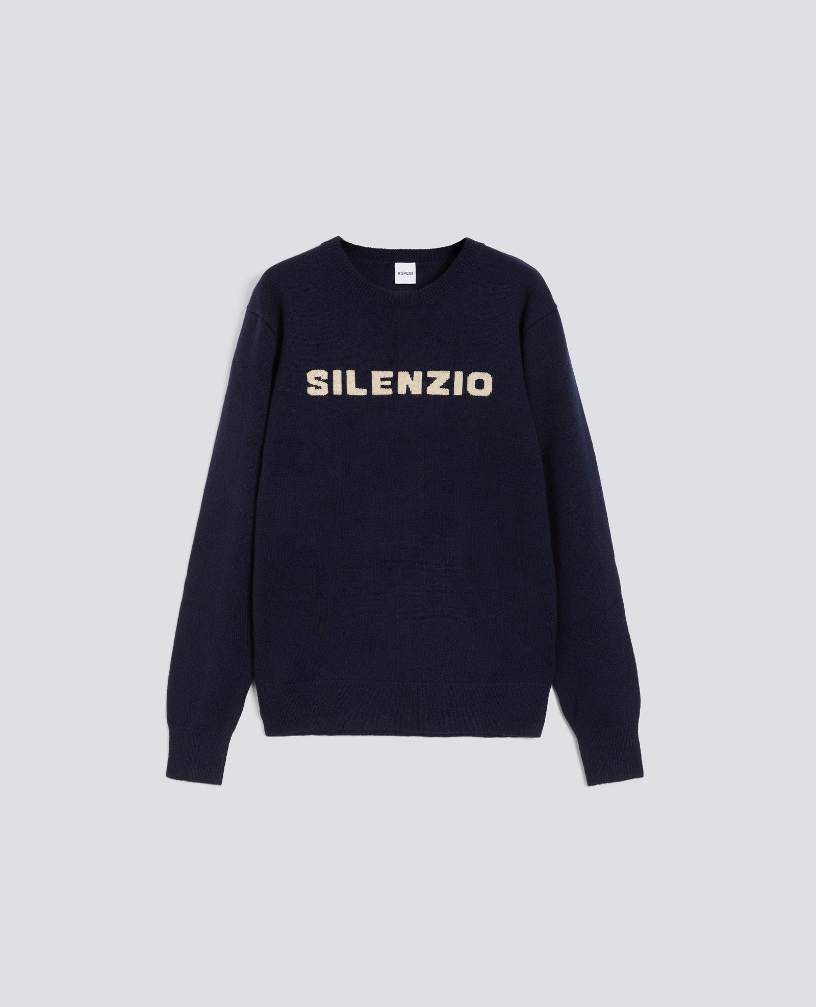 Maglia Silenzio Girocollo In Misto Lana Yak E Cashmere