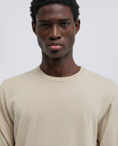 Maglia Girocollo In Cotone Sabbia
