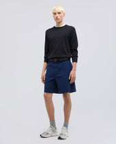 Maglia Girocollo In Cotone Nero