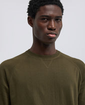 Maglia Girocollo In Cotone Militare